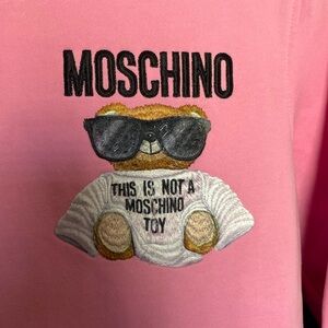 ❤️ MOSCHINO PINK HOODY SWEATSHIRT by Moschino